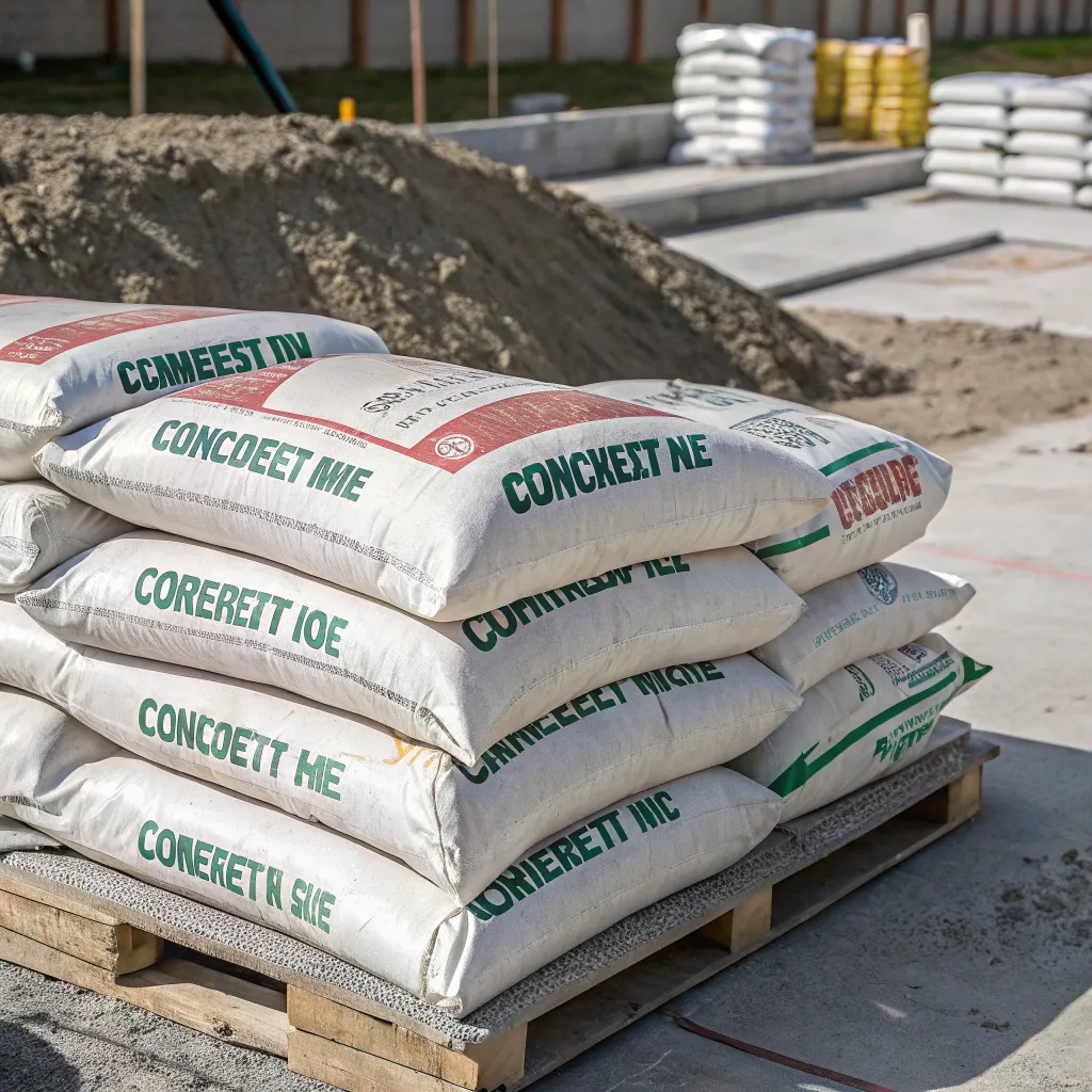 Concrete mix bags